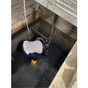 Replace new waste pump 3hp